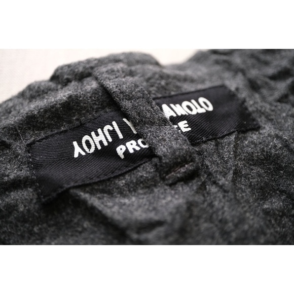 Yohji Yamamoto -  AW16 Wool-Blend Textured Pants - Picture 11 of 16